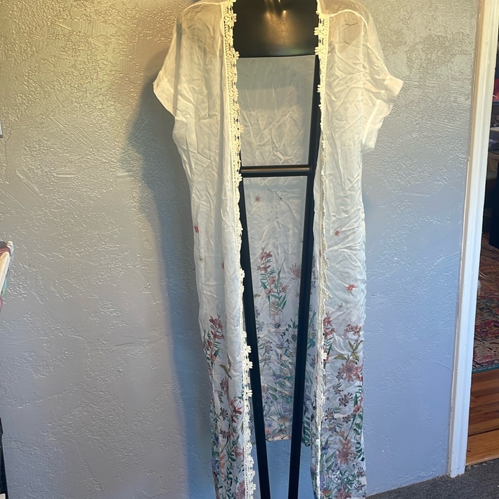 Elana Baldi silk cover-up, one size new made in Italy